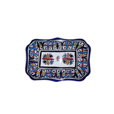 MyTindy Rectangular blue plate, view 2