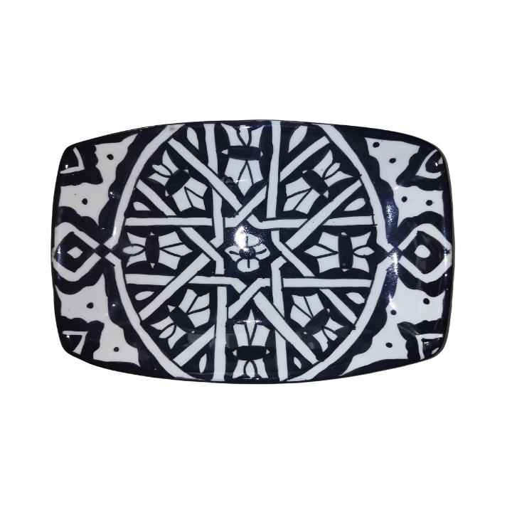 MyTindy Rectangular plates with rounded edge (dark)