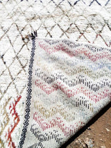MyTindy Red and Black Moroccan Rug, view 2