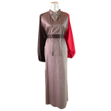 MyTindy Red and Brown Moroccan Dress, view 2