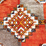 MyTindy Red and Brown Moroccan Rug, view 3