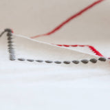 MyTindy Red and Grey Geometric Moroccan Bed Spread, view 6