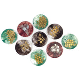 MyTindy Red and Silver Resin Coasters, view 2