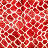 MyTindy Red and White Dots Moroccan Rug, view 3