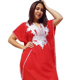 MyTindy Red and White Gandoura, view 2