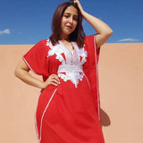 MyTindy Red and White Gandoura, view 3
