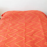 MyTindy Red and Yellow Moroccan Bed Spread, view 5