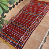 MyTindy Red Kilim Atlas Rug, view 4