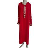MyTindy Red Moroccan Djellaba, view 2