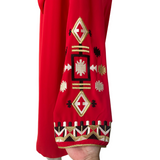 MyTindy Red Moroccan Djellaba, view 4