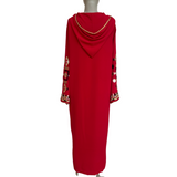 MyTindy Red Moroccan Djellaba, view 5
