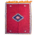 MyTindy Red Tazrbiyte Moroccan Carpet, view 3