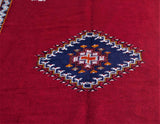MyTindy Red Tazrbiyte Moroccan Carpet, view 4