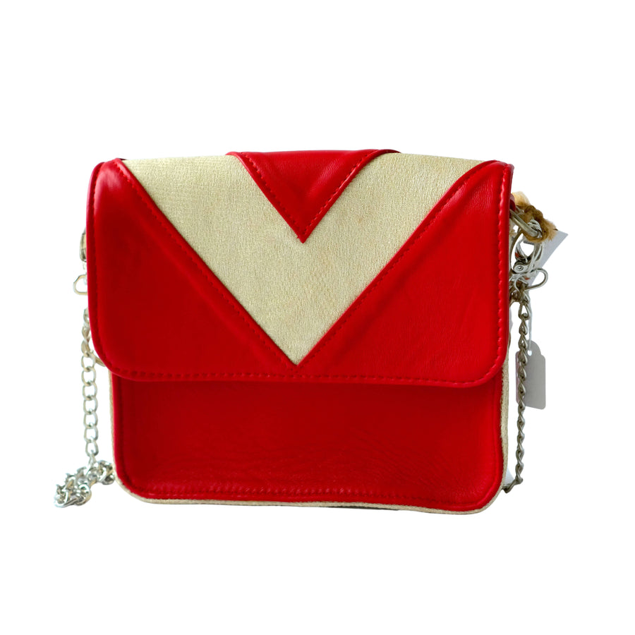 MyTindy Red Triangle Bag