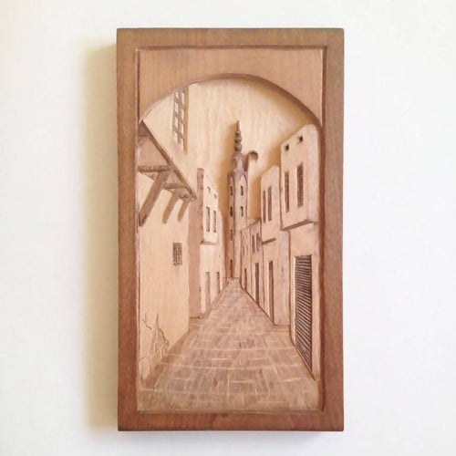 MyTindy Relief carved panel of the medina