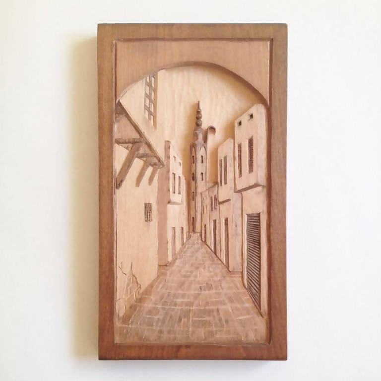 MyTindy Relief carved panel of the medina