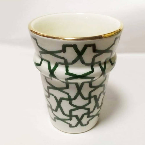 MyTindy RIO - Green Pattern Moroccan Coffee Cups
