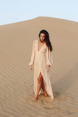 MyTindy Long Dress Elya Nude, view 2