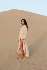MyTindy Long Dress Elya Nude, view 5