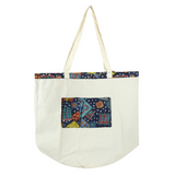 MyTindy Round Color Patterns Tote Bag, view 3