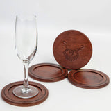 MyTindy Round Leather Coasters, view 2