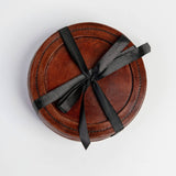 MyTindy Round Leather Coasters, view 3