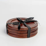 MyTindy Round Leather Coasters, view 4
