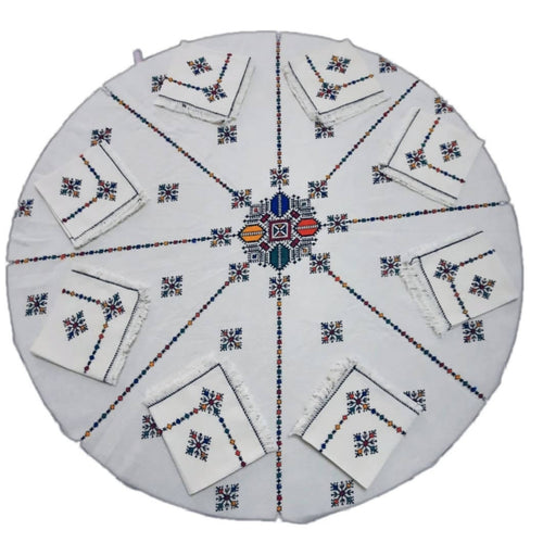 MyTindy Round Moroccan Tablecloth