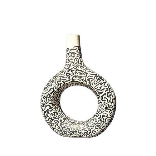 MyTindy Round Moroccan Vase Leopard