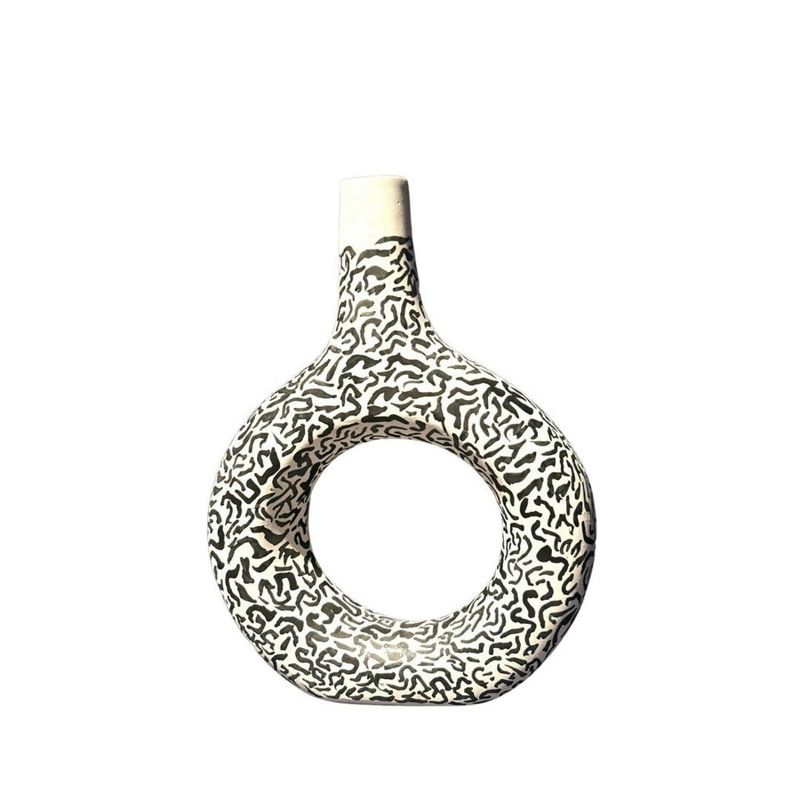 MyTindy Round Moroccan Vase Leopard