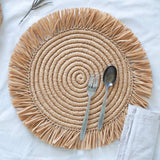 MyTindy Round Raffia Placemats, view 2