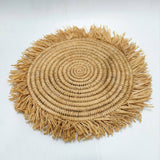 MyTindy Round Raffia Placemats, view 4