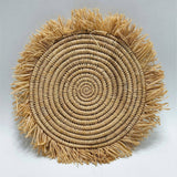 MyTindy Round Raffia Placemats, view 5