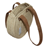 MyTindy Round Raphia Handbag, view 2