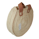 MyTindy Round Raphia Handbag, view 3