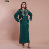 MyTindy Royal Green Djellaba, view 4