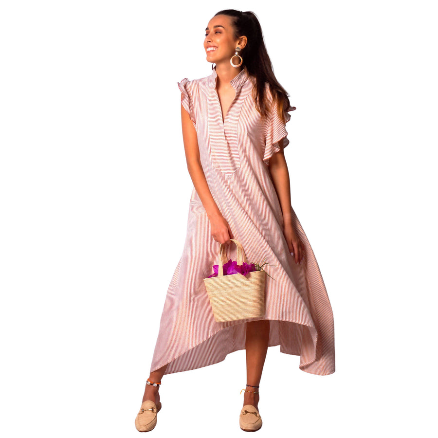 MyTindy RUFFLE TUNIC DRESS