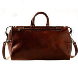 MyTindy Brown Leather Travel Bag, view 2