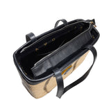 MyTindy Sac Panier en raphia et cuir / BC, view 3