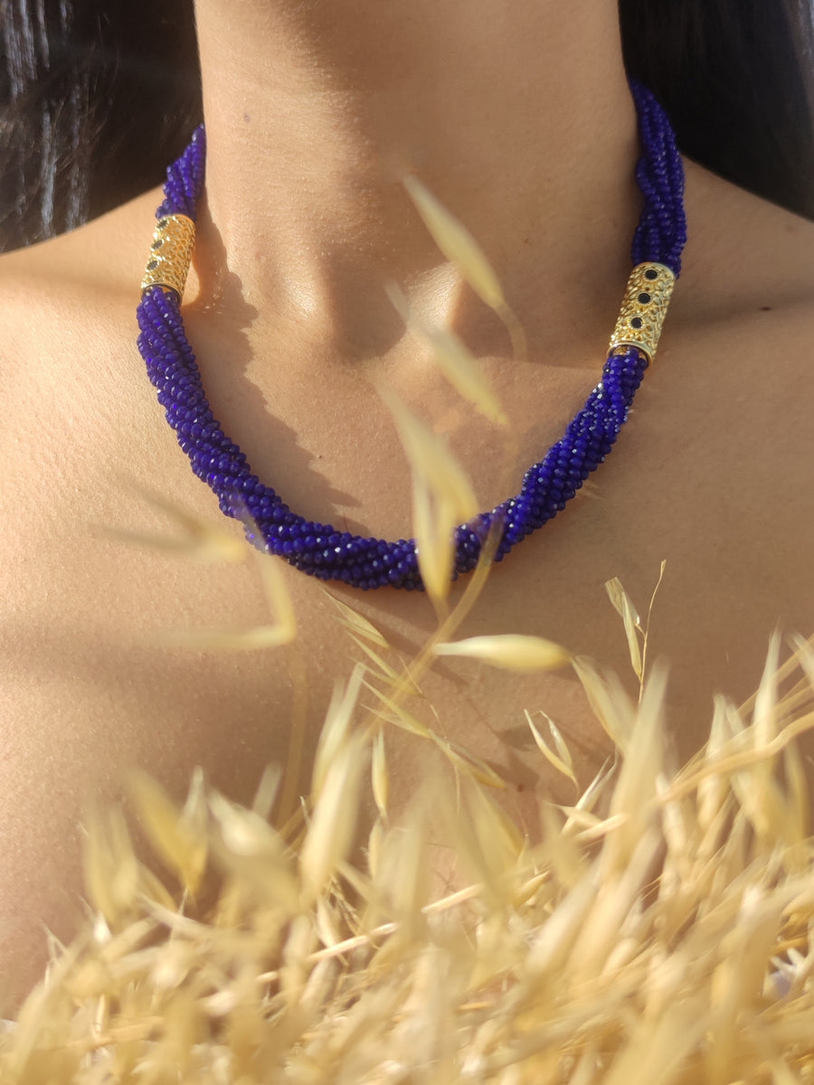 MyTindy Safia Blue Necklace