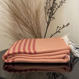 MyTindy Salmon Moroccan Towel, view 3