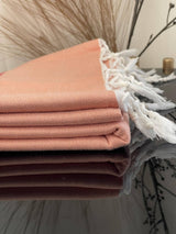 MyTindy Salmon Moroccan Towel, view 4