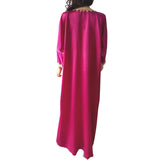 MyTindy Satin Fuschia Kaftan, view 2