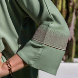 MyTindy Sauge Green Kaftan, view 2