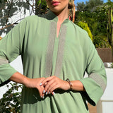 MyTindy Sauge Green Kaftan, view 3