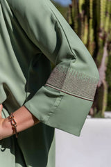 MyTindy Sauge Green Kaftan, view 5