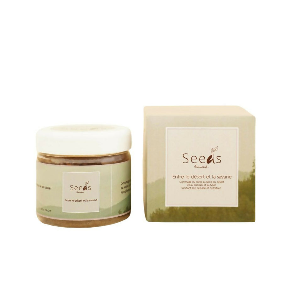 MyTindy Seeds Marrakech Anti-cellulite Body scrub with desert sand, Baobab, Shea butter