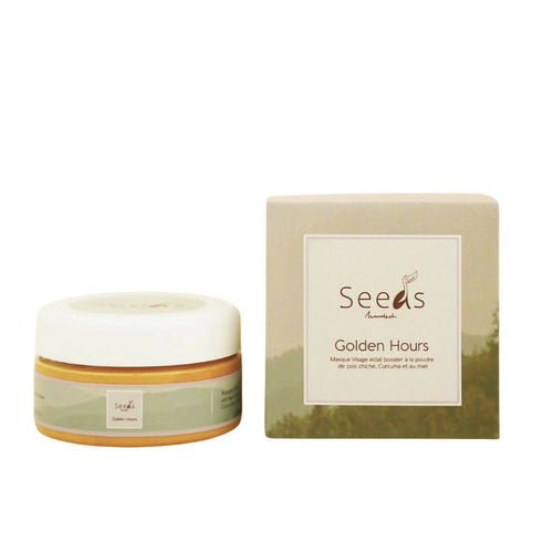 MyTindy Seeds Marrakech Face glow mask with moroccan Curcuma and chickpea powder "Golden Hours"