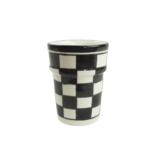 MyTindy Chess Pattern Moroccan Cup