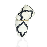 MyTindy Dark Blue pattern Coffee Cups, view 3